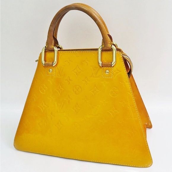 Louis Vuitton Yellow Satchel Bag - Picture 1 of 15